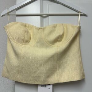 STRAPLESS CORSET TOP NWT